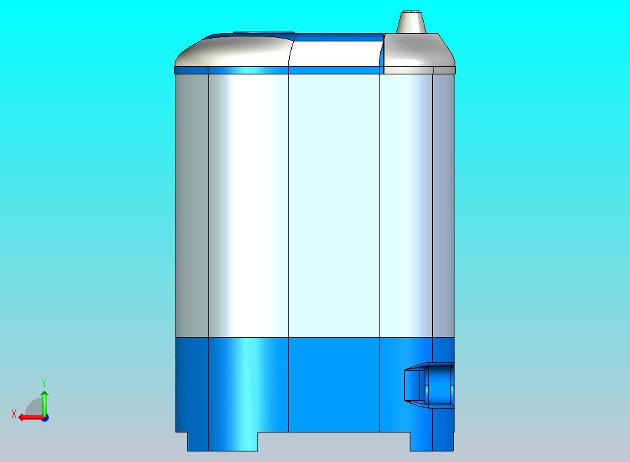 花园洗衣机模型