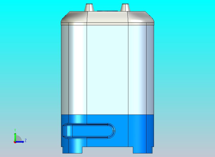 花园洗衣机模型