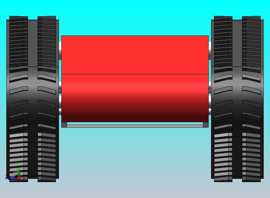 履带车三维模型