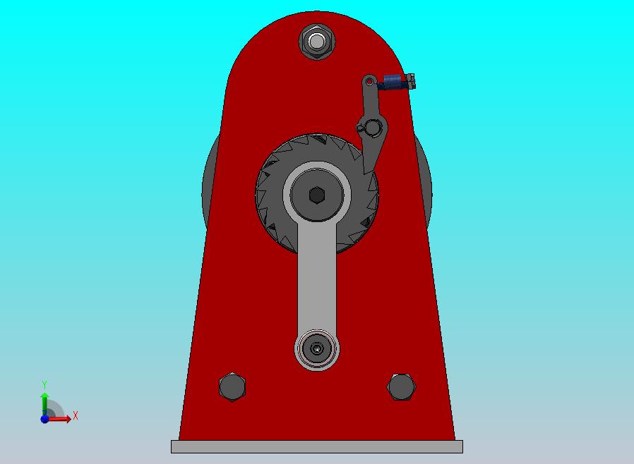 手摇线缆绷紧装置