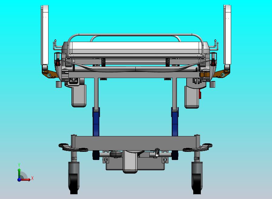 医疗移动床设计+说明书