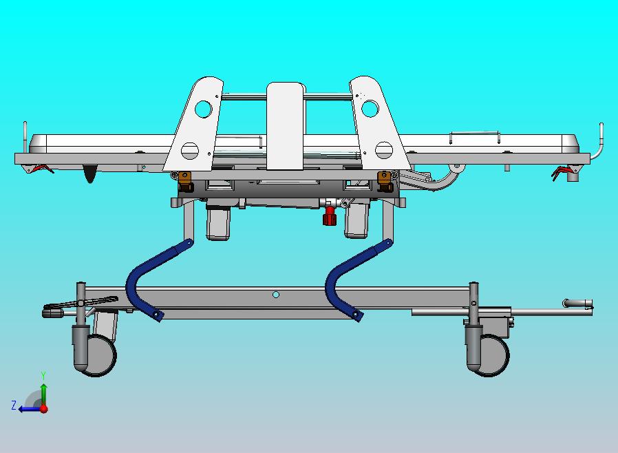 医疗移动床设计+说明书