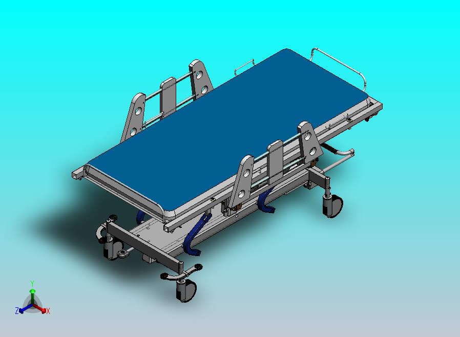 医疗移动床设计+说明书