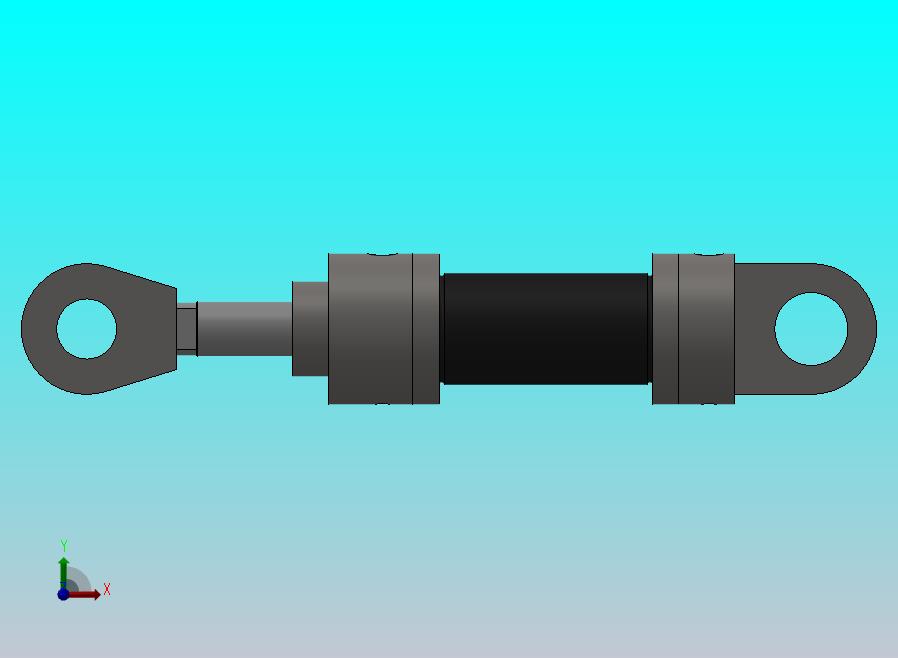 铣床用液压缸（带缓冲）100x63x200毫米