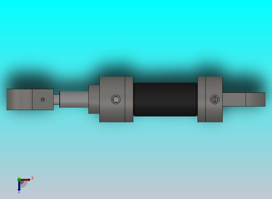 铣床用液压缸（带缓冲）100x63x200毫米