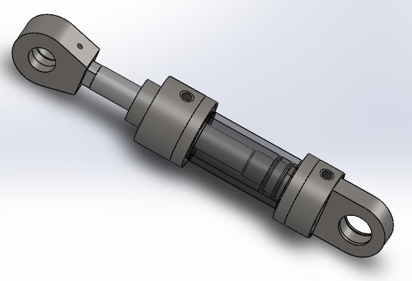 铣床用液压缸（带缓冲）100x63x200毫米
