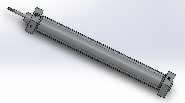 特殊气动缸（带水套冷却室）32x12x456毫米