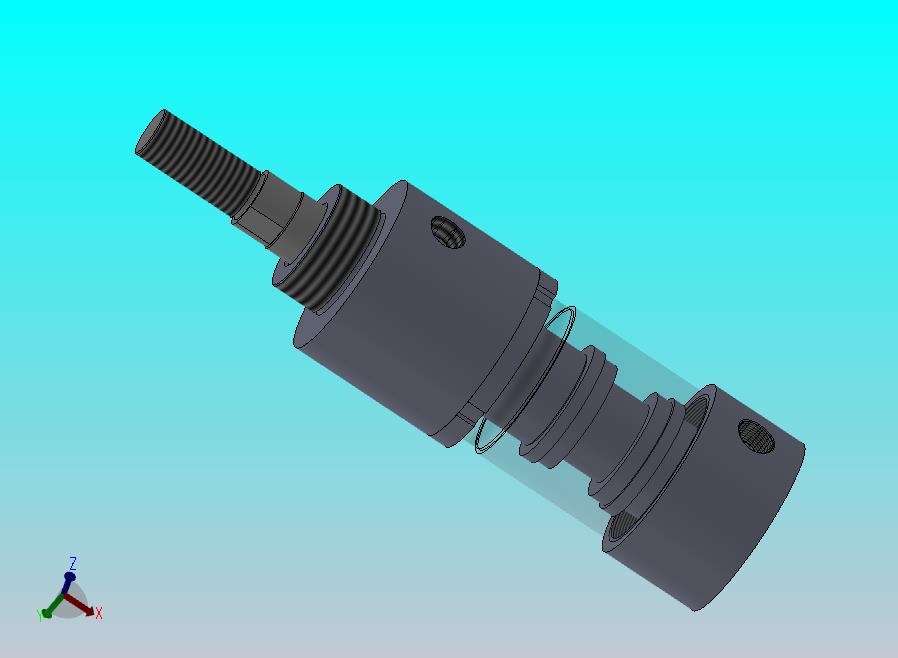 螺纹型液压缸 50x25x34.8 mm