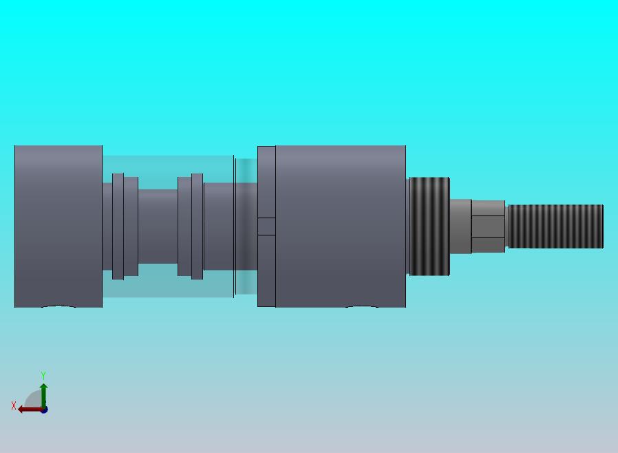 螺纹型液压缸 50x25x34.8 mm