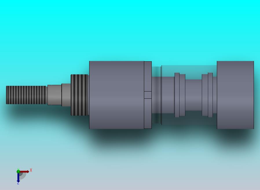 螺纹型液压缸 50x25x34.8 mm