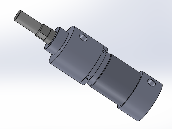 螺纹型液压缸 50x25x34.8 mm