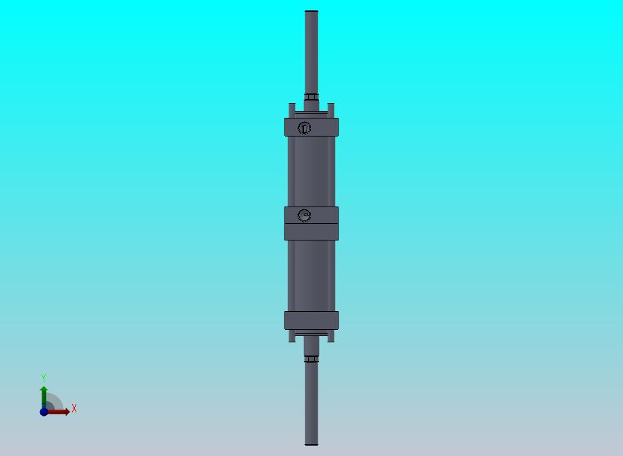 拉杆气动缸（双腔双杆）32x12x10毫米