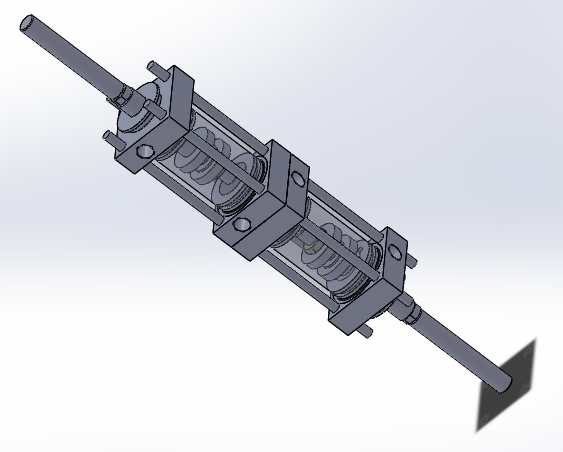 拉杆气动缸（双腔双杆）32x12x10毫米