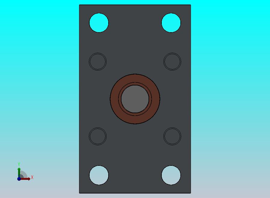 横拉杆液压缸（缓冲 - 前法兰）40x16x55.2毫米 (1)