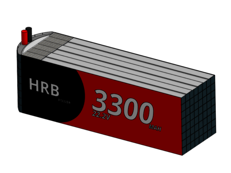HRB 电量 3300 毫安时