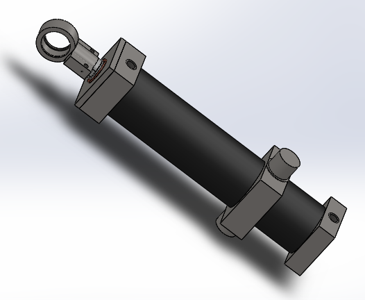 横拉杆液压缸（耳轴安装式）200x90x883毫米