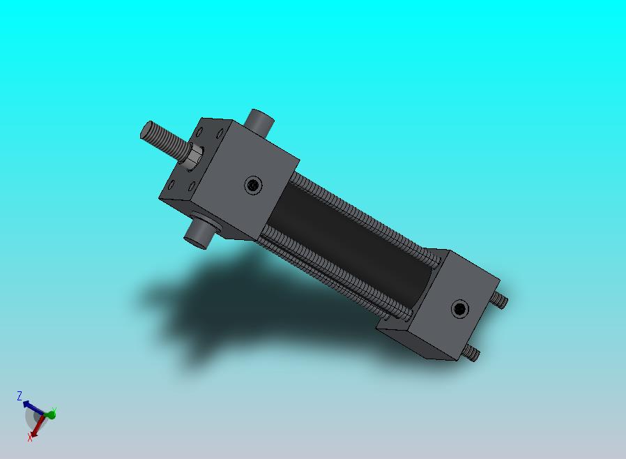 横拉杆液压缸（前耳轴安装）50x25x115毫米