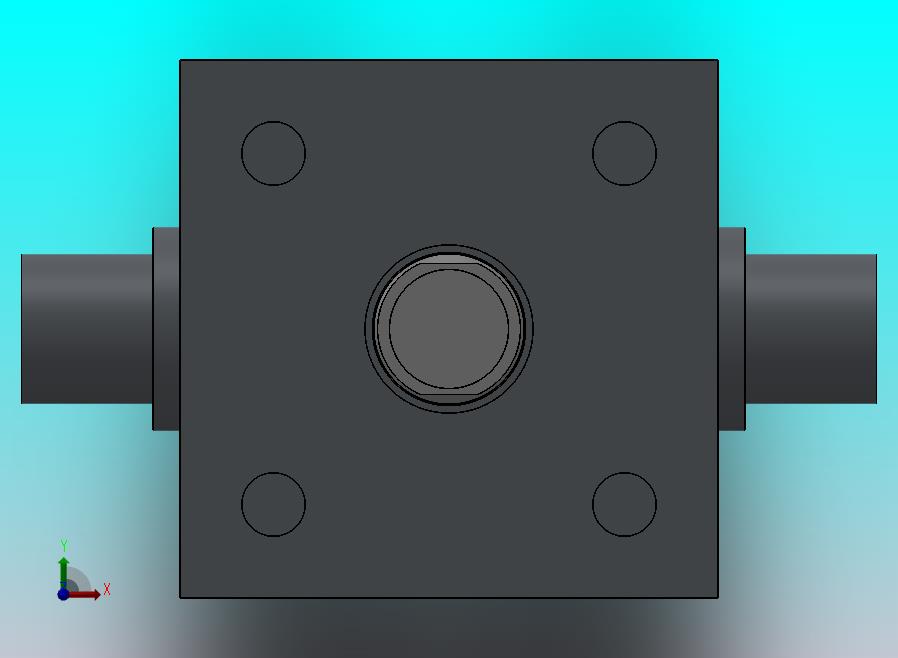 横拉杆液压缸（前耳轴安装）50x25x115毫米