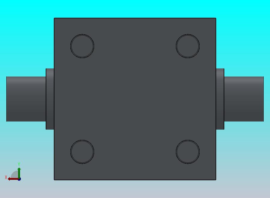 横拉杆液压缸（前耳轴安装）50x25x115毫米