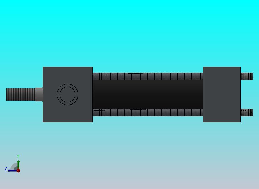 横拉杆液压缸（前耳轴安装）50x25x115毫米