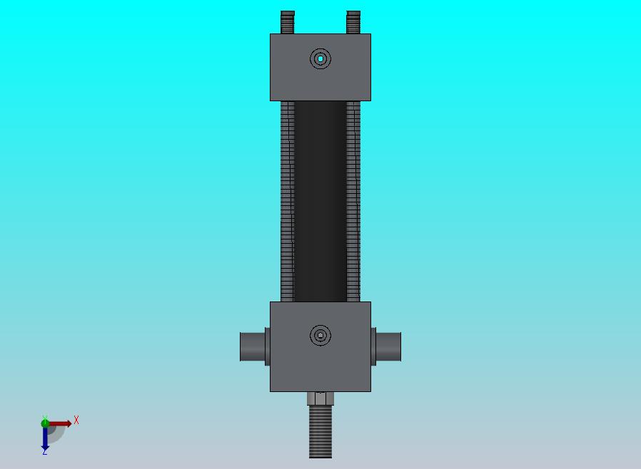 横拉杆液压缸（前耳轴安装）50x25x115毫米