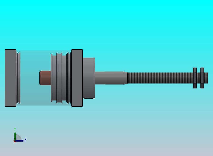 横拉杆气动缸 125x32x75.5 mm