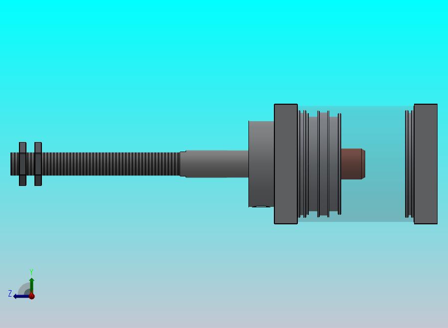横拉杆气动缸 125x32x75.5 mm