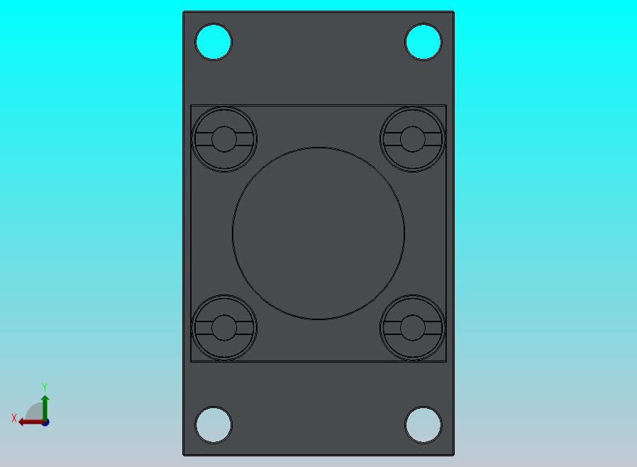 焊接式液压缸（带前安装法兰）40x16x100毫米