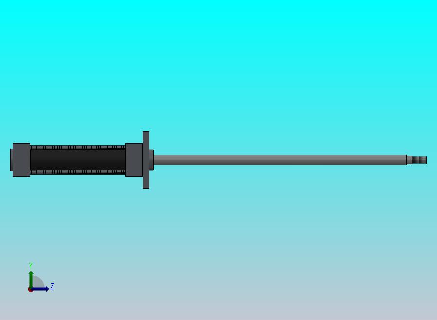 焊接式液压缸（带前安装法兰）40x16x100毫米