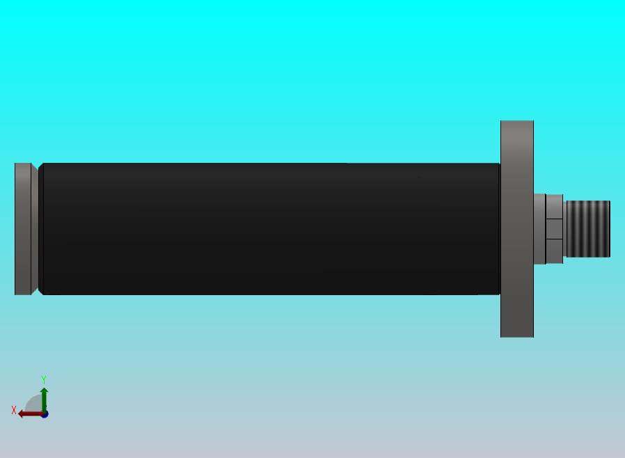 焊接式液压缸（带前安装法兰）120x75x300毫米