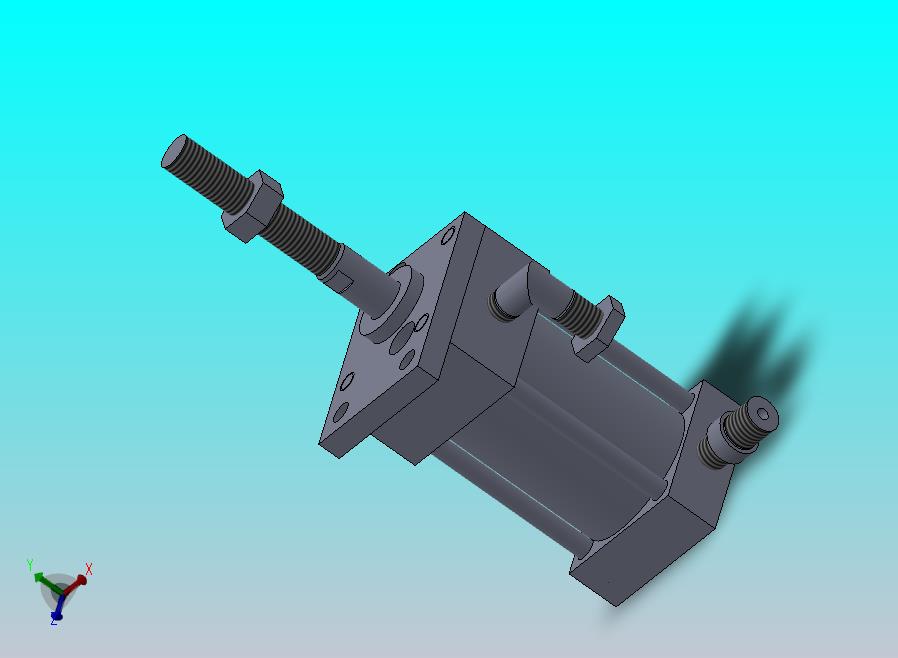 横拉杆气动缸 30x10x20 mm