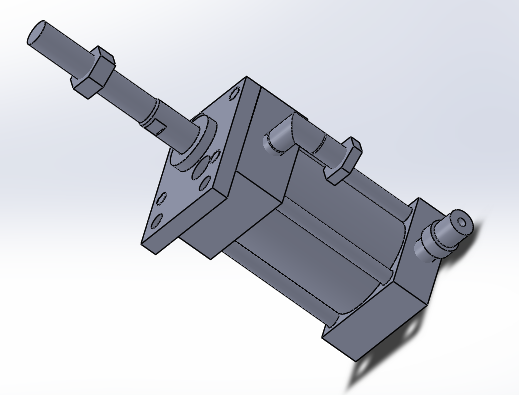 横拉杆气动缸 30x10x20 mm