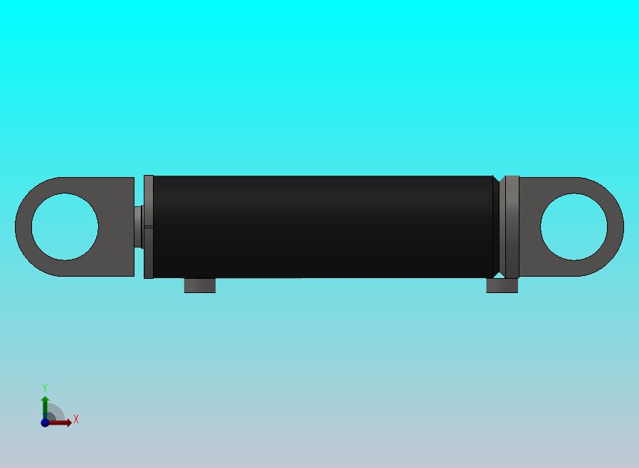 焊接式液压缸（带端盖固定销）110x56x320毫米