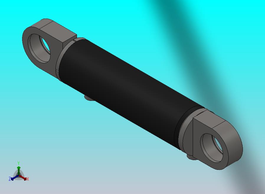 焊接式液压缸（带端盖固定销）110x56x320毫米