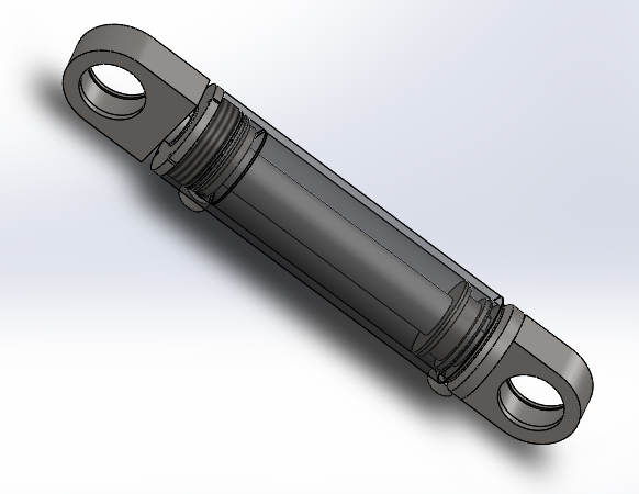 焊接式液压缸（带端盖固定销）110x56x320毫米