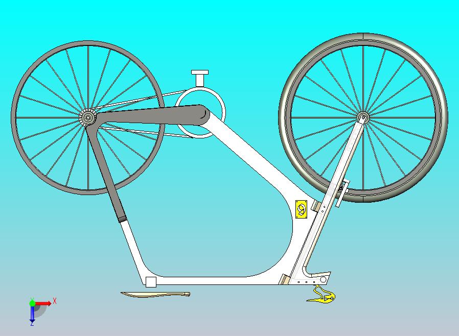 木质复古自行车