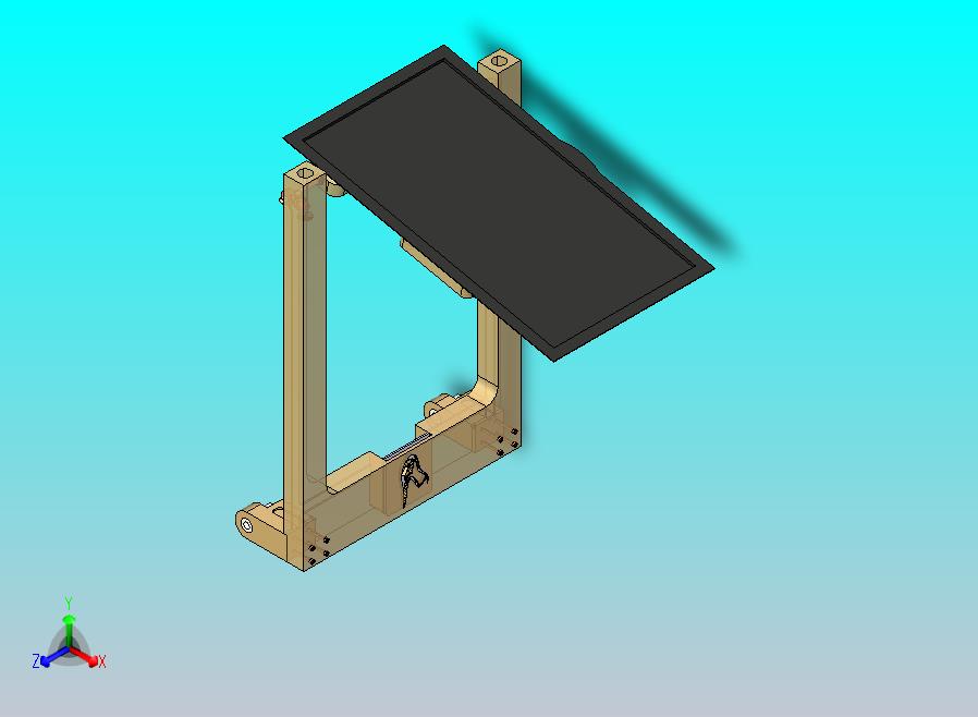 可扩展木架，享受露台电视之夜