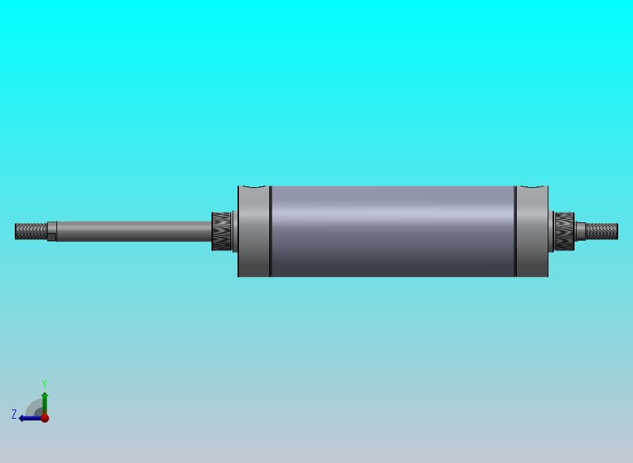 圆形气动缸（双杆）80x20x151毫米