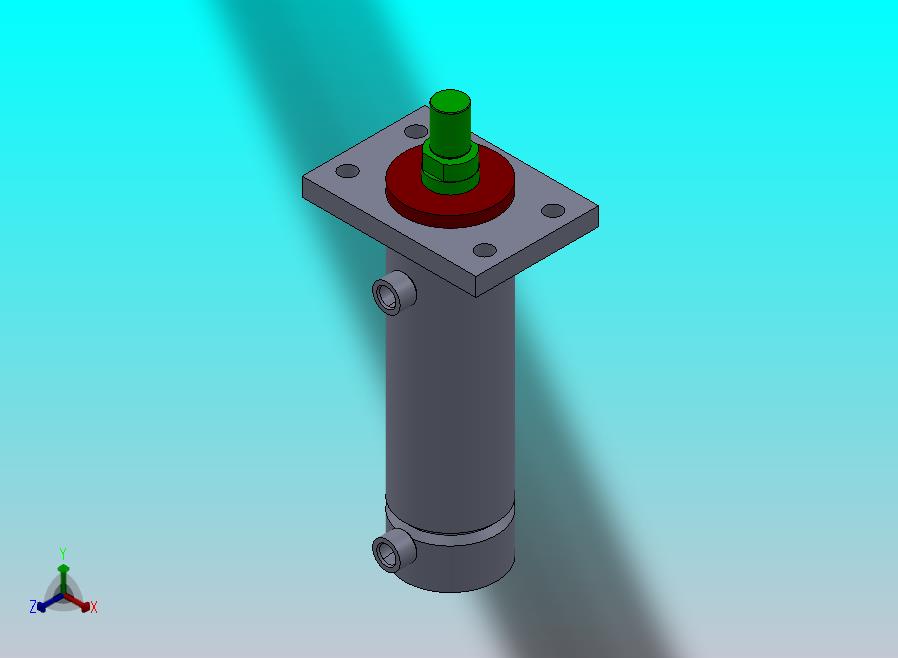 焊接式液压缸（前安装）80x45x150毫米