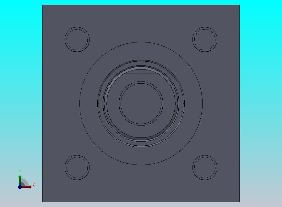 横拉杆液压缸（缓冲-端盖安装底座）50x30x100毫米