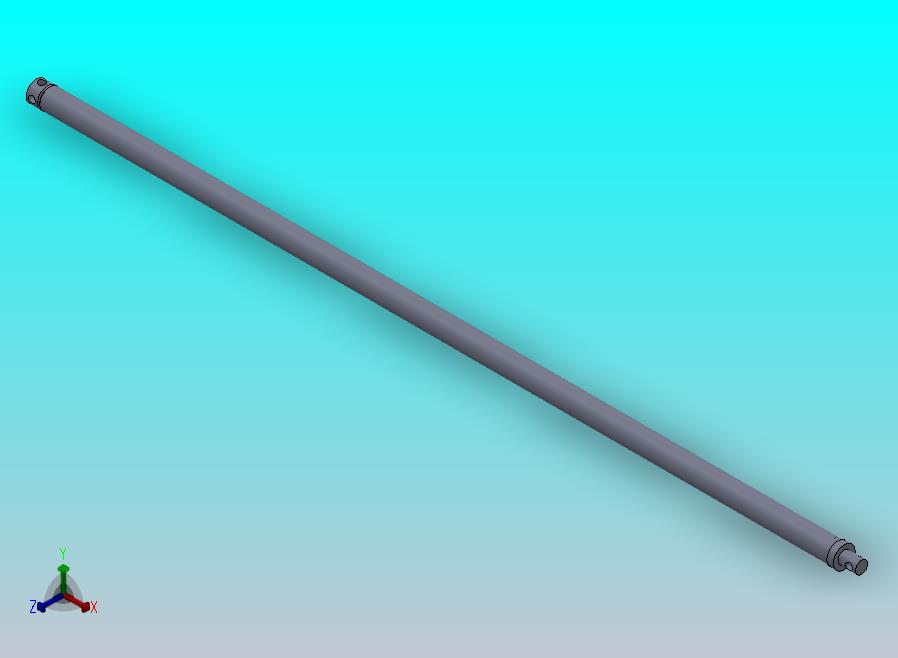 焊接式液压缸，尺寸为80x56x3202毫米