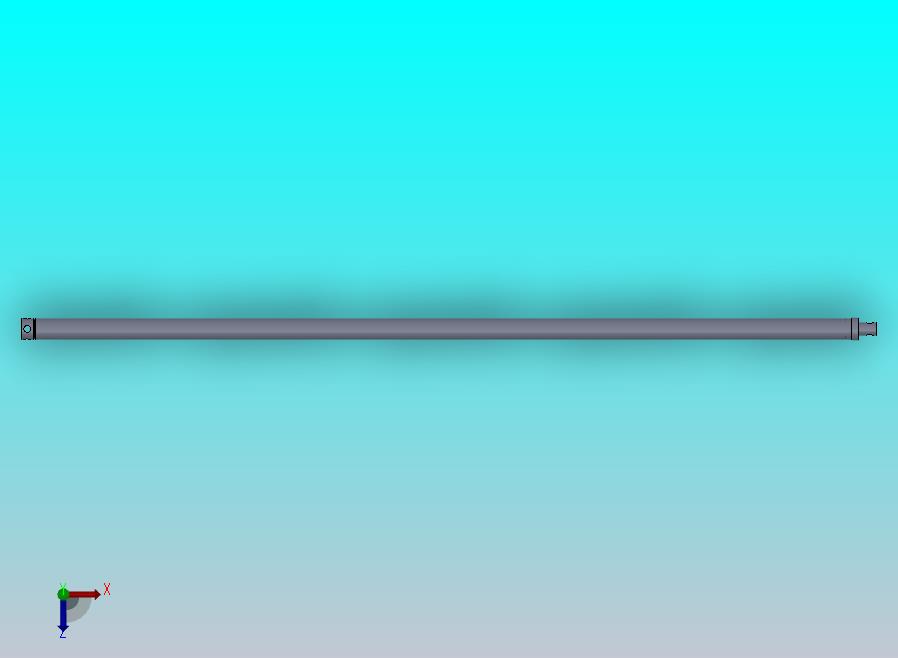 焊接式液压缸，尺寸为80x56x3202毫米