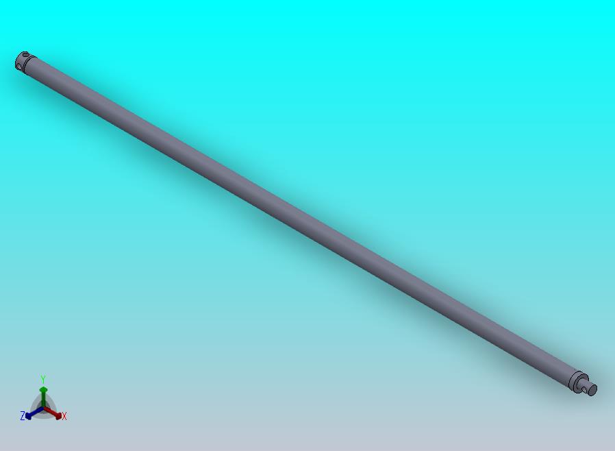 焊接式液压缸，尺寸为80x56x3202毫米