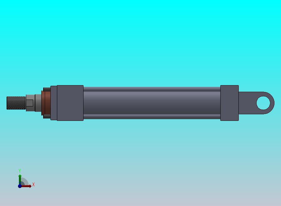横拉杆液压缸（后眼）40x25.4x150.6毫米