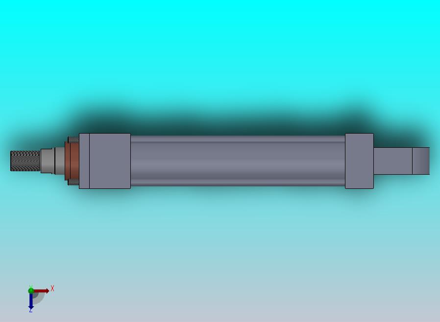 横拉杆液压缸（后眼）40x25.4x150.6毫米