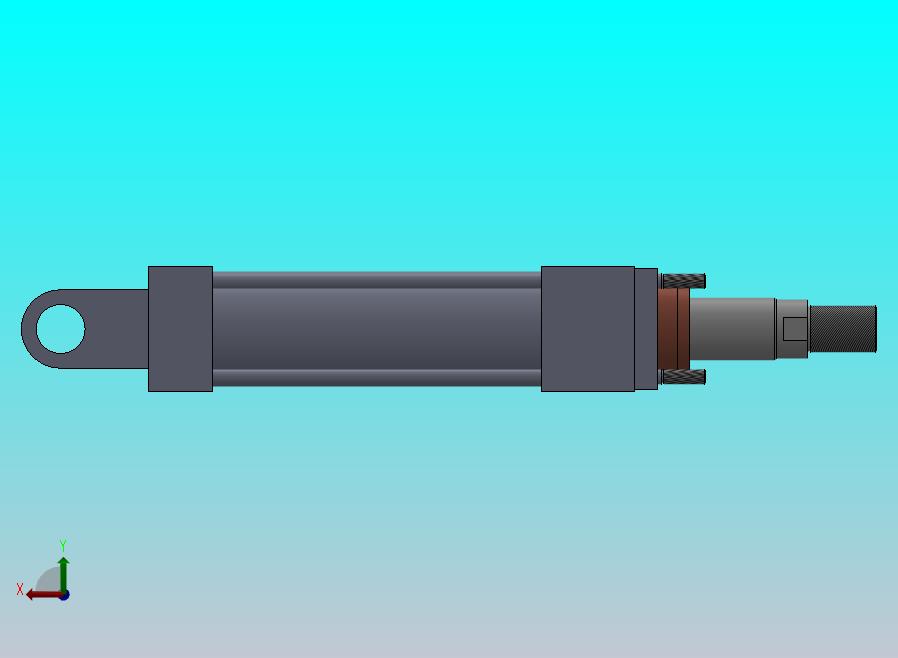 横拉杆液压缸（后眼）40x25.4x85.6毫米