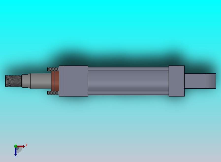 横拉杆液压缸（后眼）40x25.4x85.6毫米