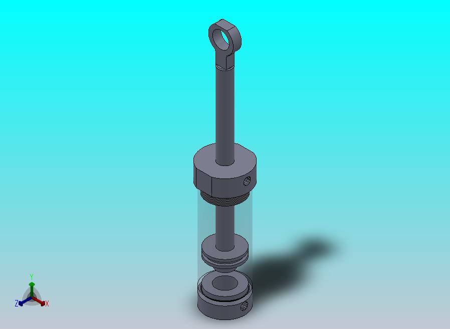 圆形气动缸 40x16x85 mm