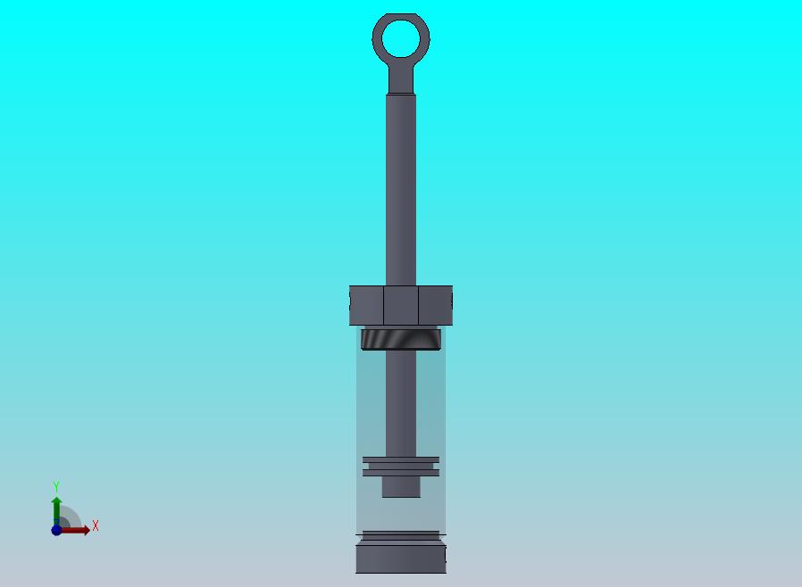 圆形气动缸 40x16x85 mm