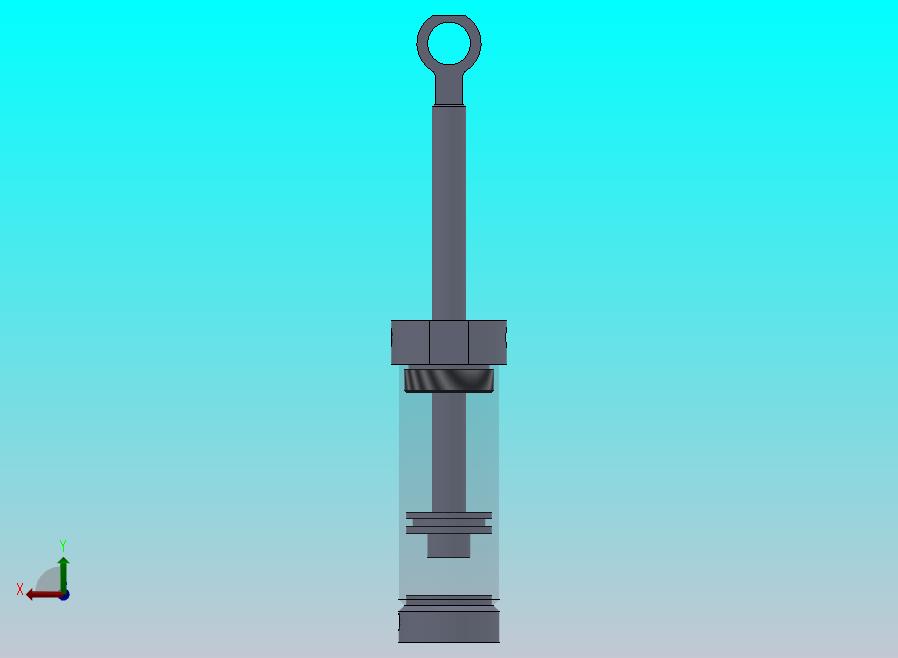 圆形气动缸 40x16x85 mm